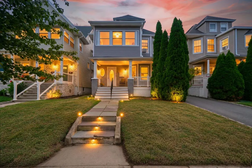 Exterior of 42 N Willow Street, a three-unit property in Montclair